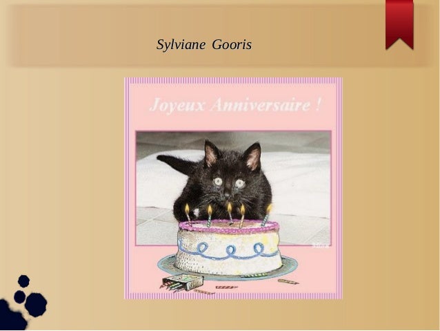 Anniversaire Ppt
