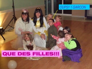 QUE DES FILLES!!! OUPS!! 1 GARCON 