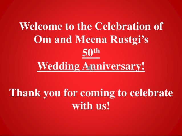Anniversary slideshow Anniversary slideshow