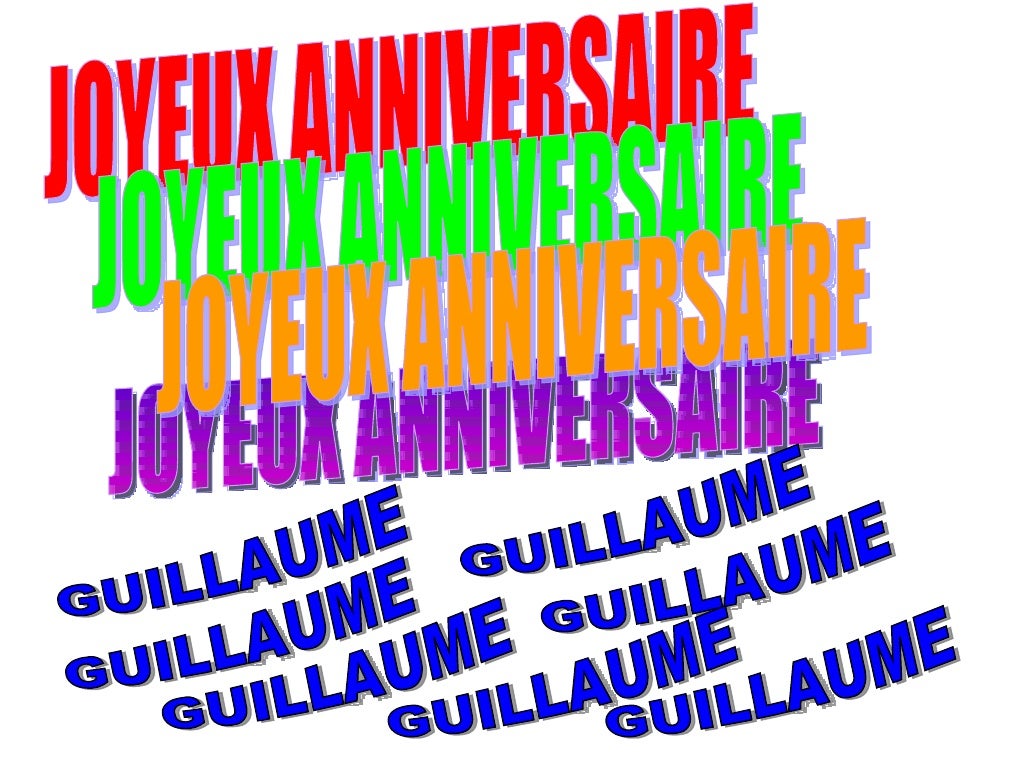 Anniv Guigui Anniv Guigui