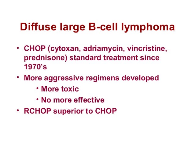 Diffuse large b cell lymphoma treatment