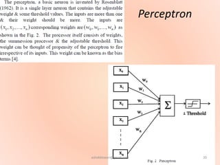 Perceptron
20ashokktiwari@gmail.com
 