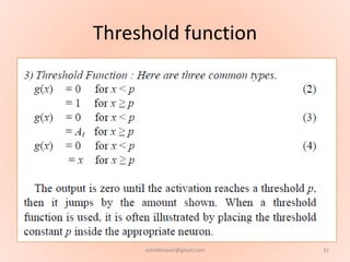 Threshold function
31ashokktiwari@gmail.com
 