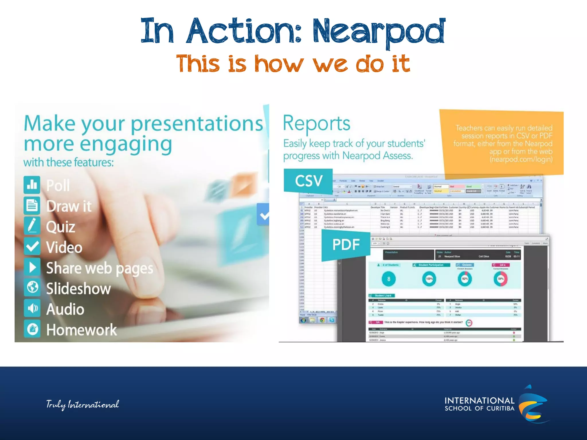 In Action: Nearpod
This is how we do it
 
