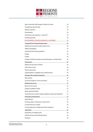 Spese scolastiche: dall’assegno di studio al voucher 14
Contributi per gli asili nido 14
Edilizia scolastica 14
Orientamen...