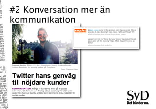 #2 Konversation mer än
kommunikation
 