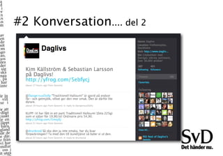 #2 Konversation.... del 2
 