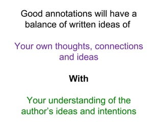 How to annotate | PPT