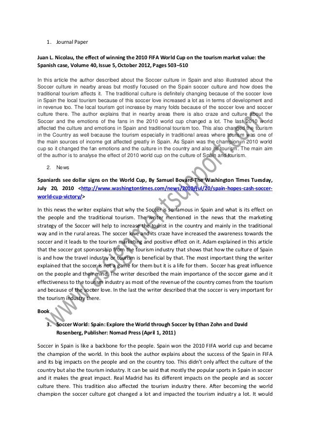 Annotated bibliography