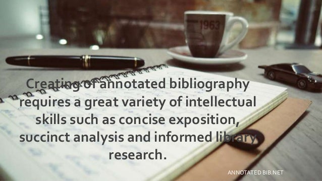 How to write a bibliography analysis