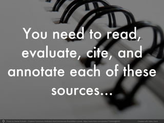 Photo by Daniel Kulinski - Creative Commons Attribution-NonCommercial-ShareAlike License https://www.flickr.com/photos/7729940@N06 Created with Haiku Deck
 