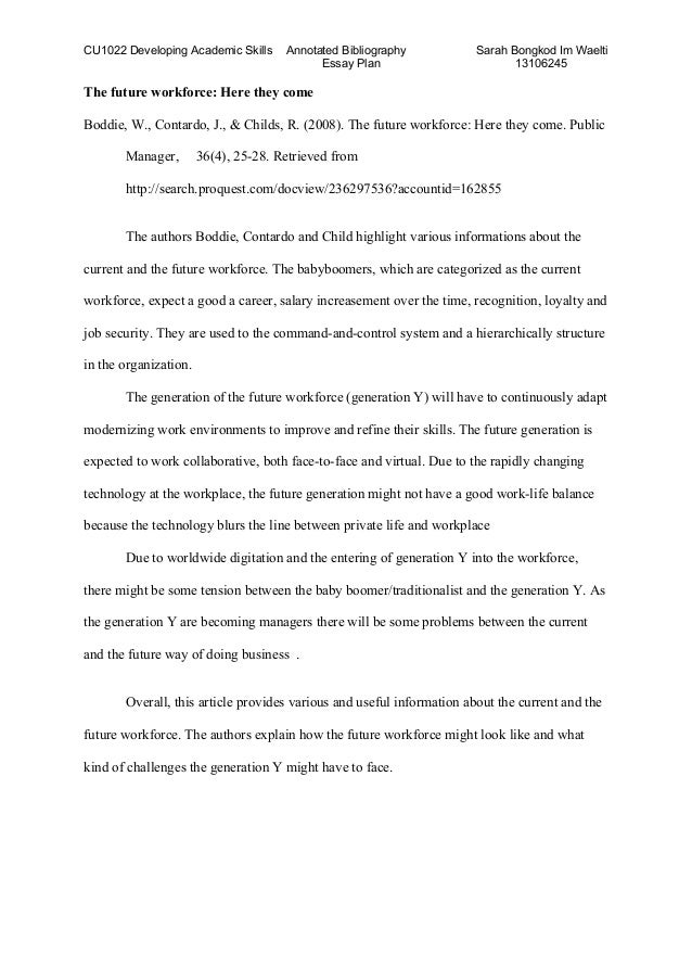 essay bibliography