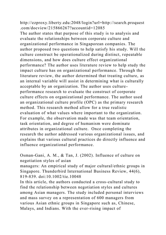 ANNOTATED BIBLIOGRAPHY CULTURAL ANALYSIS OF SINGAPORESha.docx