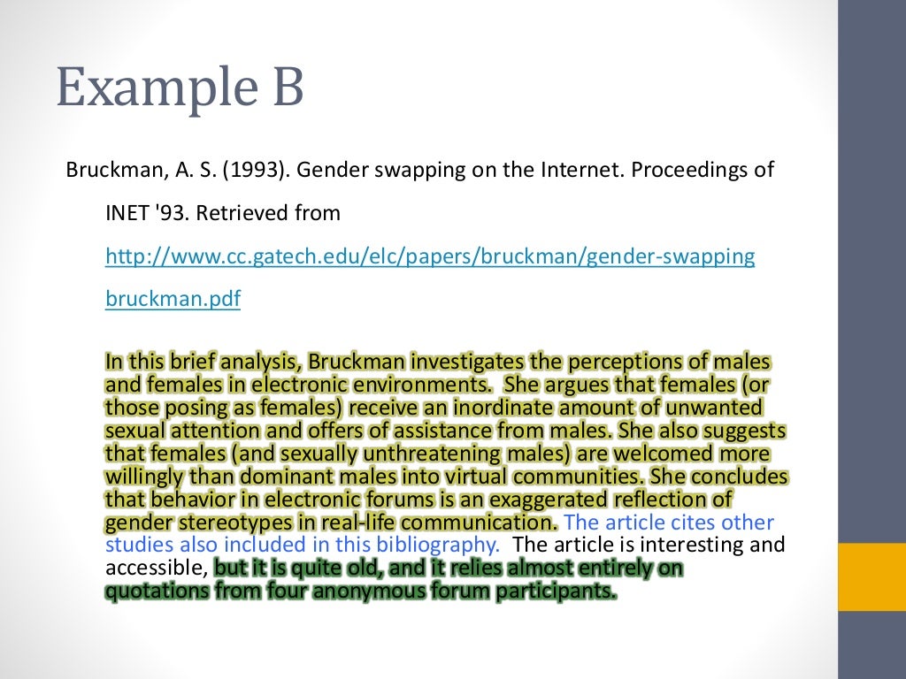 Annotated bibliography steps image