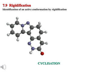 © Oxford University Press, 2013
7.9 Rigidification
Identification of an active conformation by rigidification
CYCLISATION
 