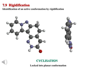 © Oxford University Press, 2013
7.9 Rigidification
Identification of an active conformation by rigidification
CYCLISATION
Locked into planar conformation
 