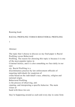 Profiling Behavior Annotated Outline FormatTitle PageAbstractTable of Contents .docx