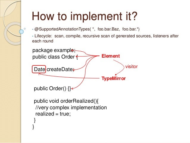 Annotation processing tool