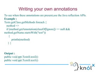 Annotations | PPT | Web Development | Internet