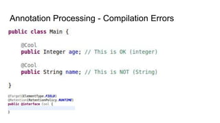 Annotations in Java | PPTX