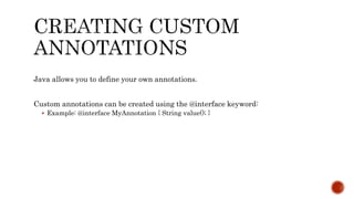 Annotations in Java Why are they important.pptx