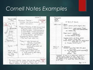 Annotations and cornell note taking | PPT