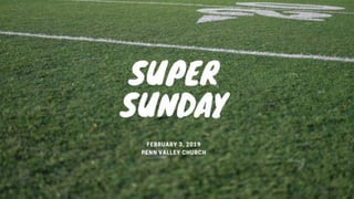 Penn Valley Church Announcements 1 20-19