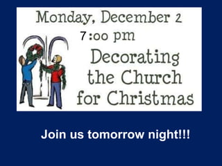 7

Join us tomorrow night!!!

 