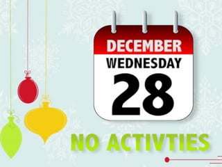 Announcements, 12/18/16