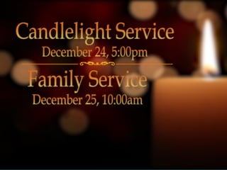 Announcements, 12/18/16