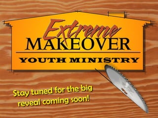 YOUTH MINISTRY
 