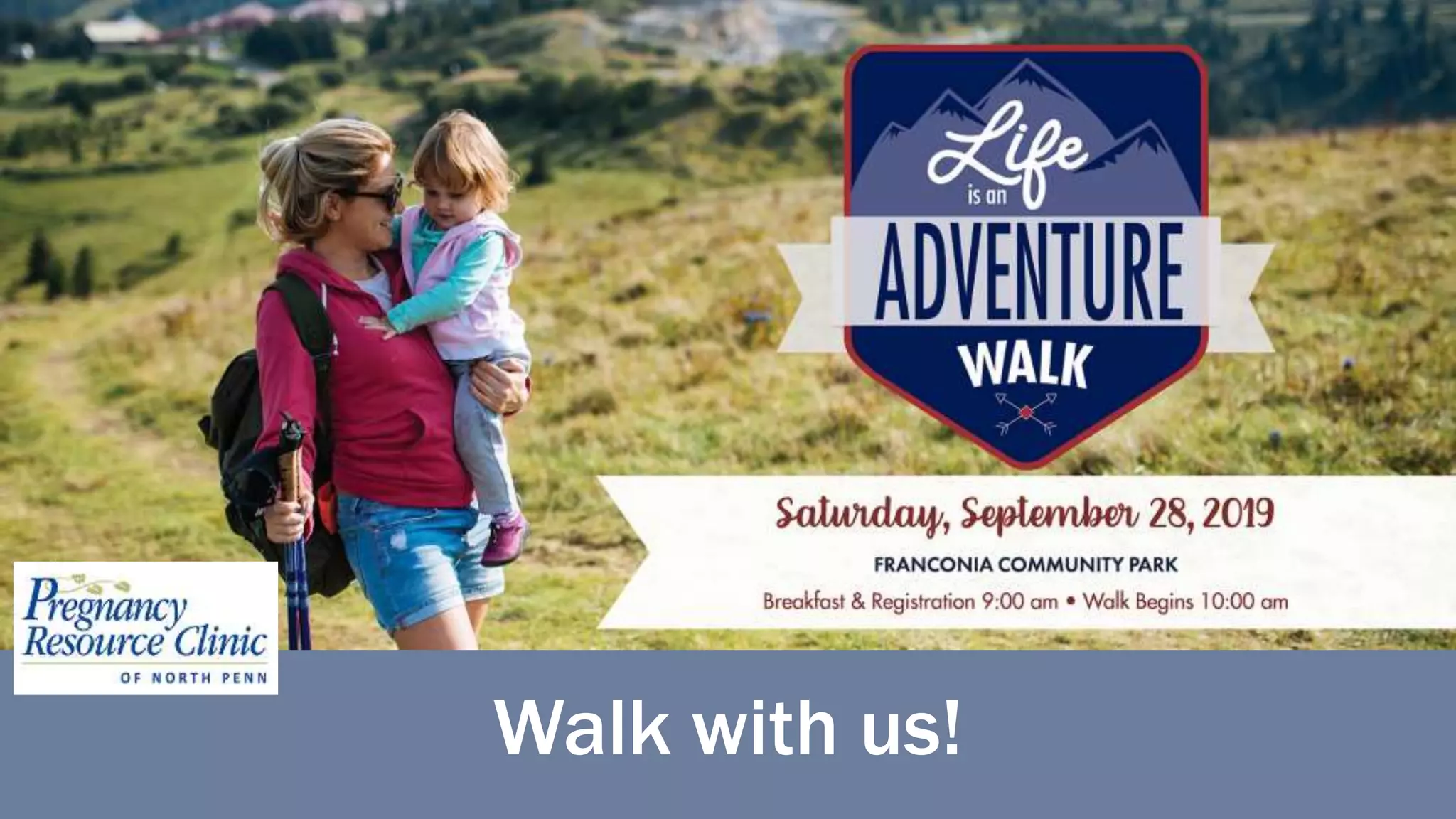 Walk with us!