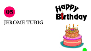 05
JEROME TUBIG
 