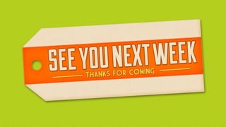 Announcements sunday