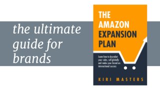 the ultimate
guide for
brands
 