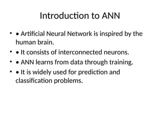 Comprehensive Overview of Artificial Neural Networks in Soft Computing ...