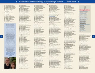 Carroll High School 2017-18 Annual Review of Giving | PDF