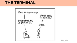 THE TERMINAL
xkcd.com
 