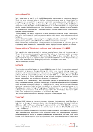 Telecom Italia - Annual Report 2013