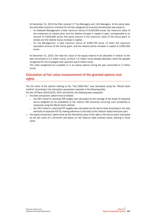 Telecom Italia - Annual Report 2013