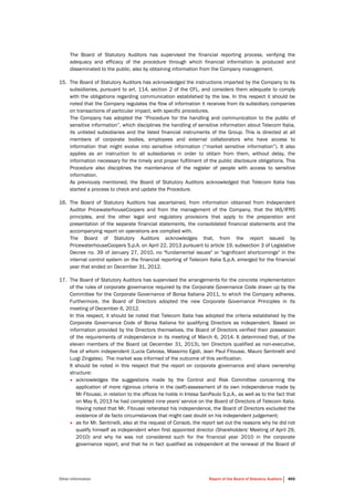 Telecom Italia - Annual Report 2013