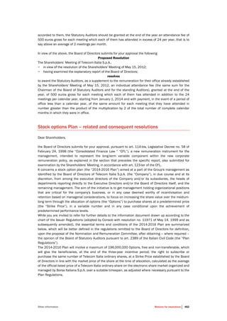 Telecom Italia - Annual Report 2013