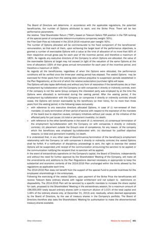 Telecom Italia - Annual Report 2013