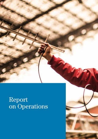 Report
on Operations
 