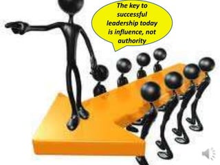 The key to
successful
leadership today
is influence, not
authority

 