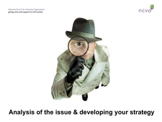 Analysis of the issue & developing your strategy 