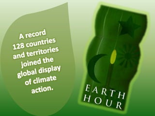 A record128 countries and territories joined the global display of climate action.