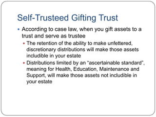 RECAPCrummey Notices are best, but anything that provides conclusive evidence of the gift is sufficient