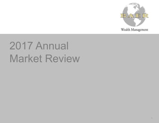 2017 Annual
Market Review
1
 