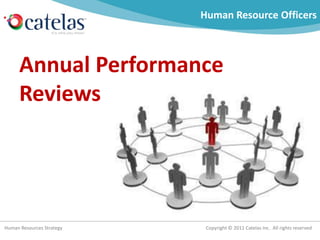 Human Resource Officers



      Annual Performance
      Reviews




Human Resources Strategy    Copyright © 2011 Catelas Inc. All rights reserved
 
